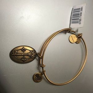 Alex and Ani Key To Life gold bracelet NEW